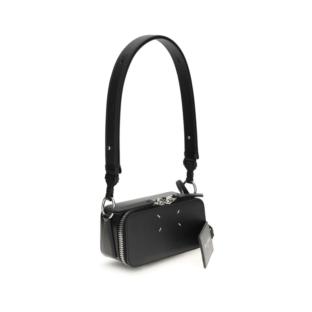 Black Calf Leather Bos Taurus Shoulder Bag