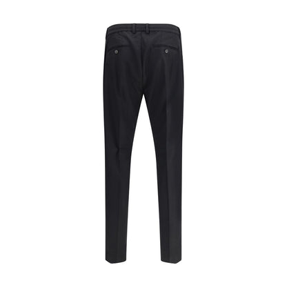 Black Fleece Wool Dress Pants