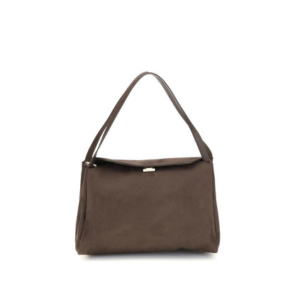 Brown Other Fibres Shoulder Bag