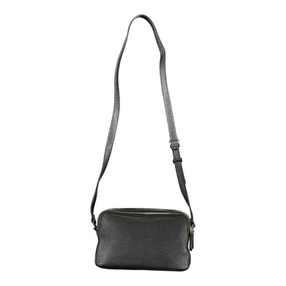 Black Polyethylene Women Handbag