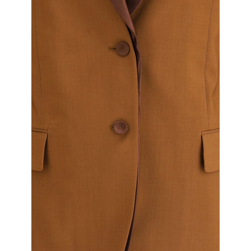 Brown Wool Blazer