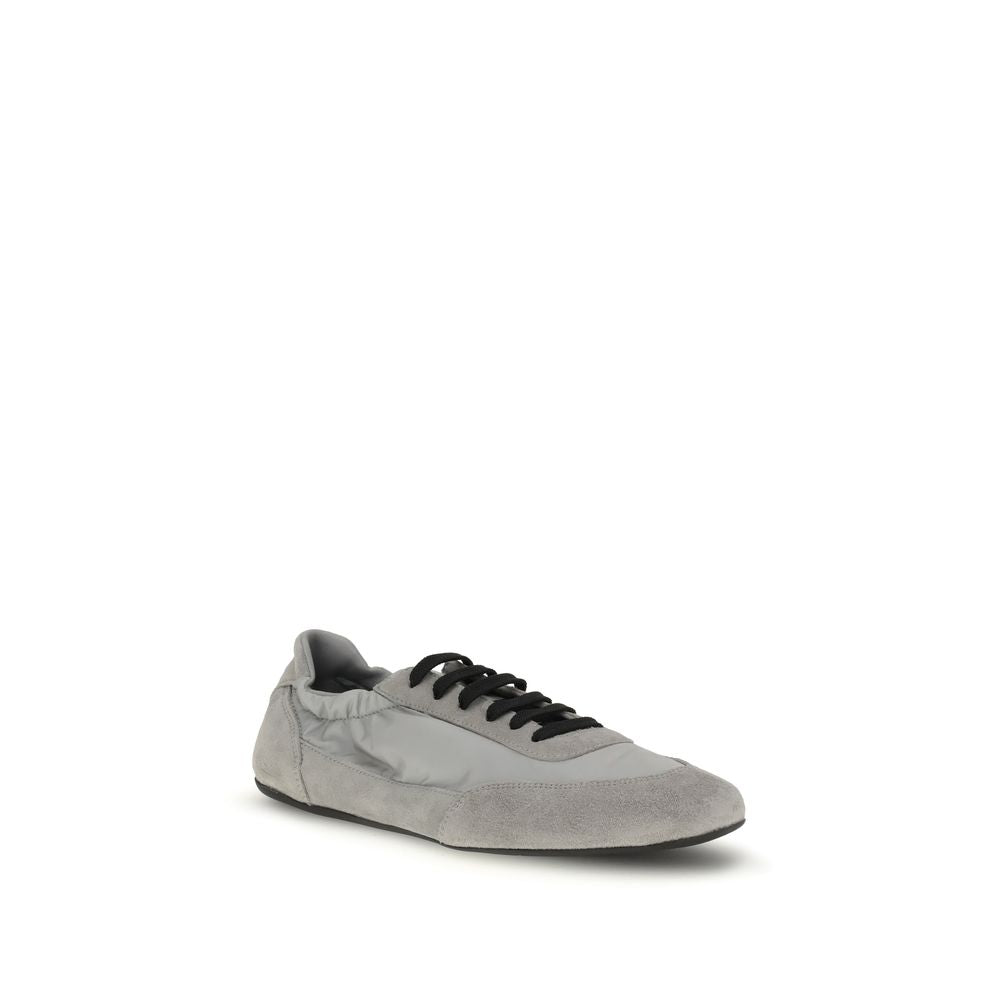Gray Rubber Athletic Sneakers