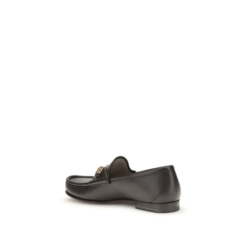 Brown Calf Leather Bos Taurus Slip-On Loafers