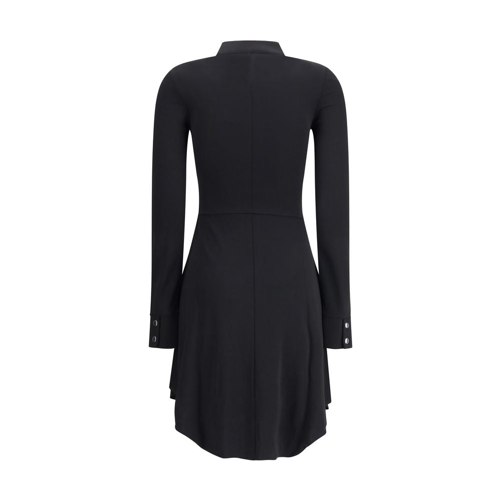 Black Viscose Casual Dress