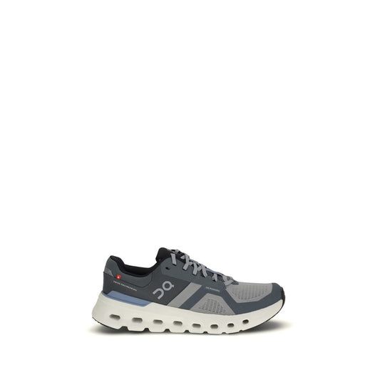 Gray Rubber Athletic Sneakers
