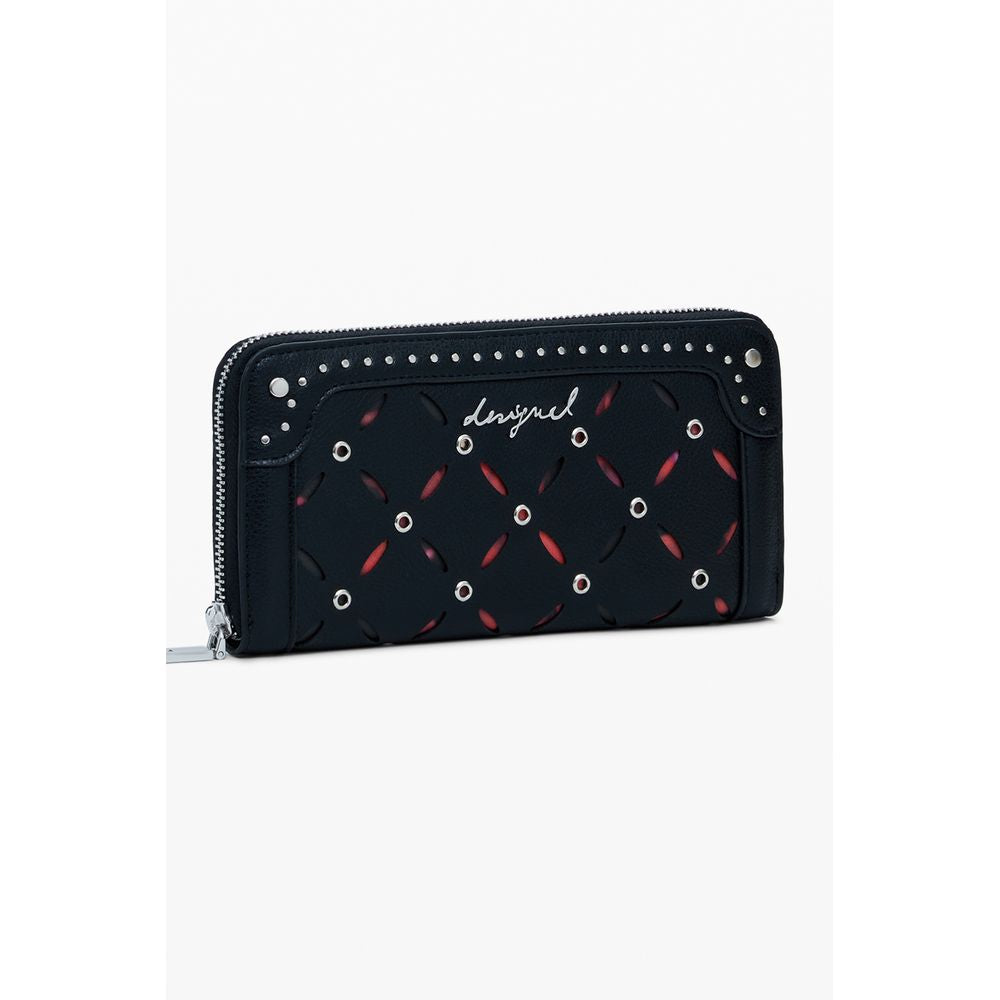 Black Polyethylene Women Wallet