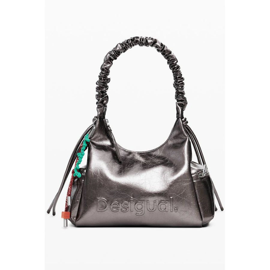 Bronze Polyethylene Women Handbag
