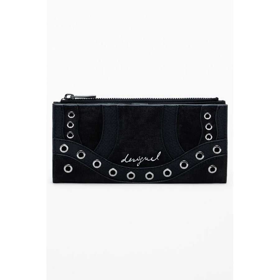 Black Polyethylene Women Wallet