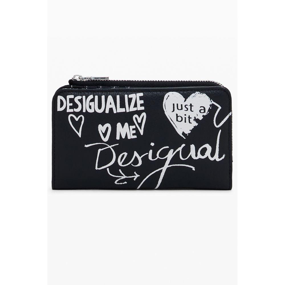 Black Polyethylene Women Wallet