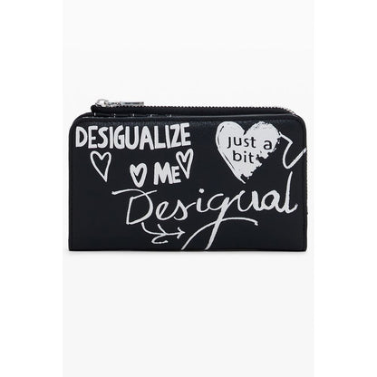 Black Polyethylene Women Wallet