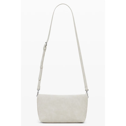 Beige Polyethylene Women Handbag