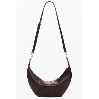 Brown Polyethylene Women Handbag