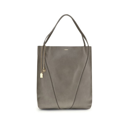 Gray Calf Leather Bos Taurus Shoulder Bag