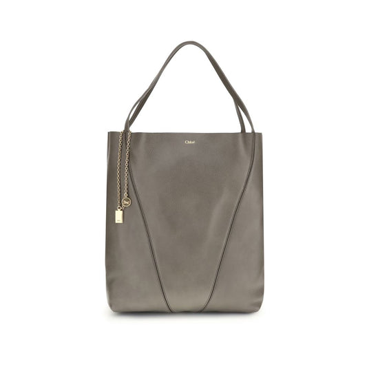 Gray Calf Leather Bos Taurus Shoulder Bag