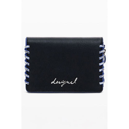 "Black Polyethylene Women Wallet"