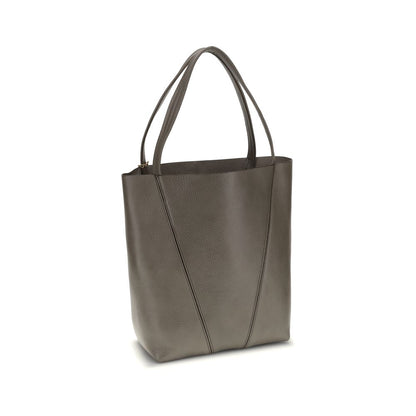 Gray Calf Leather Bos Taurus Shoulder Bag