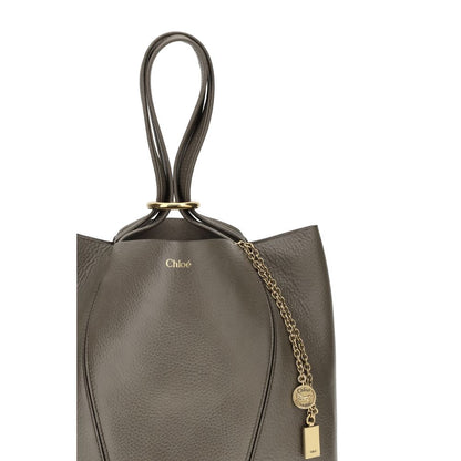 Gray Calf Leather Bos Taurus Shoulder Bag