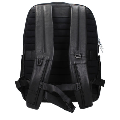 Black Leather Backpack