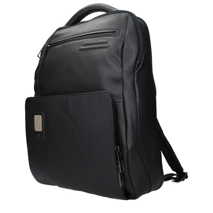 Black Leather Backpack