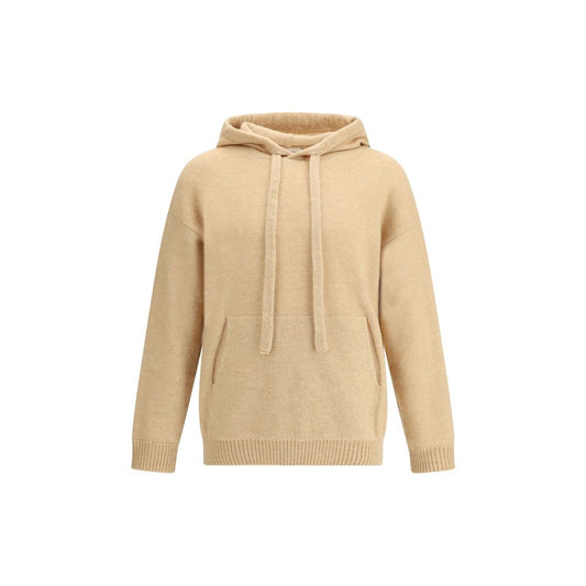 Beige Cashmere Hoodie
