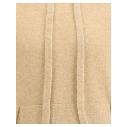 Beige Cashmere Hoodie