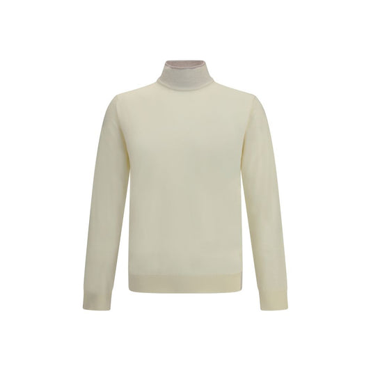 Cream Wool Turtleneck