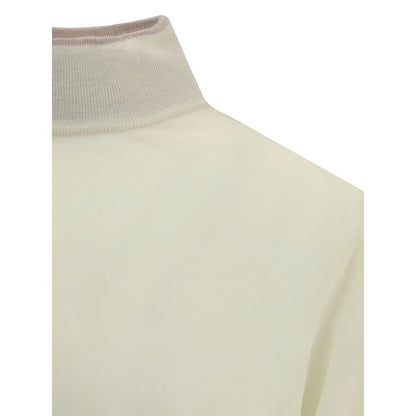 Cream Wool Turtleneck