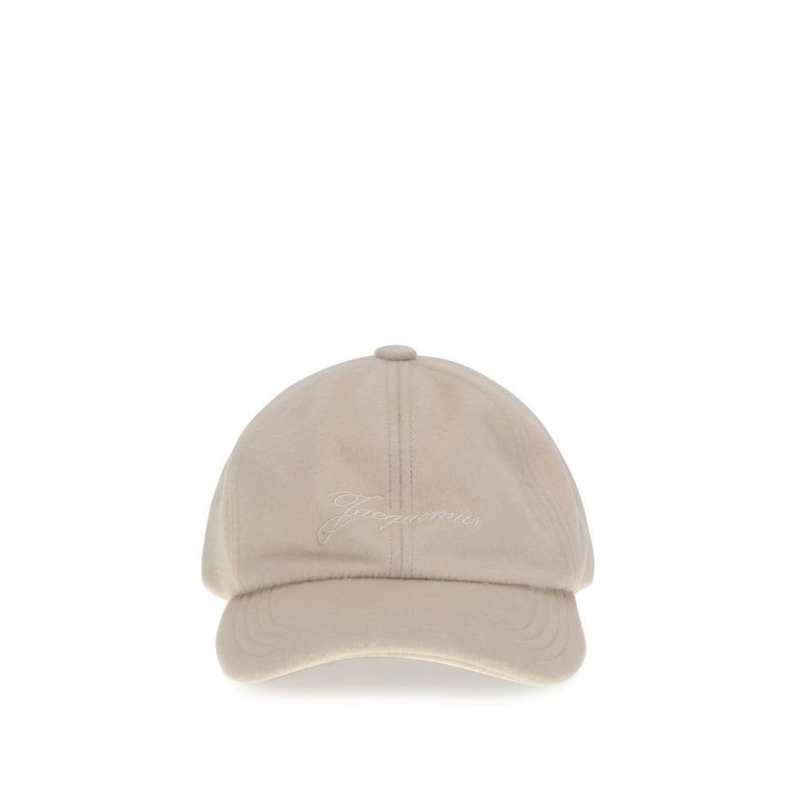 Beige Wool Cap (Baseball Hat)