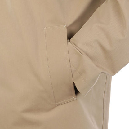 Black Cotton Men's Coat