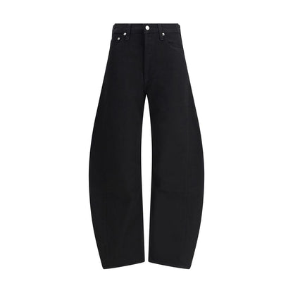 Black Recycled Cotton High-Waisted Jean