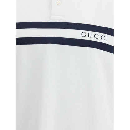 White Cotton Polo Shirt