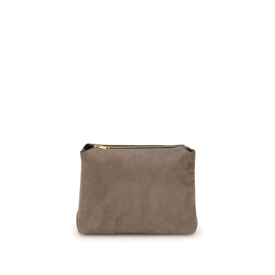 Beige Calf Leather Bos Taurus Shoulder Bag