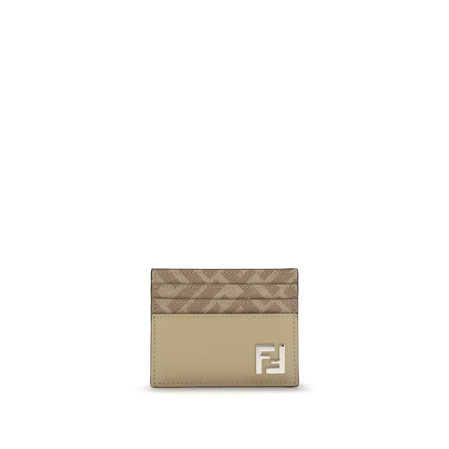 Beige Calf Leather Bos Taurus Wallet