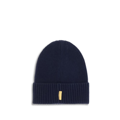 Blue Wool Beanie