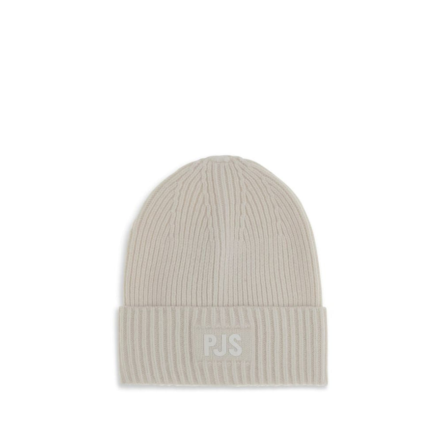 White Wool Beanie
