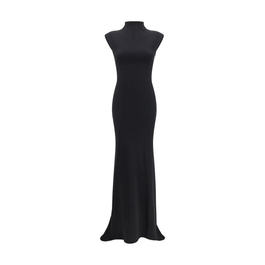 Black Viscose Cocktail Dress