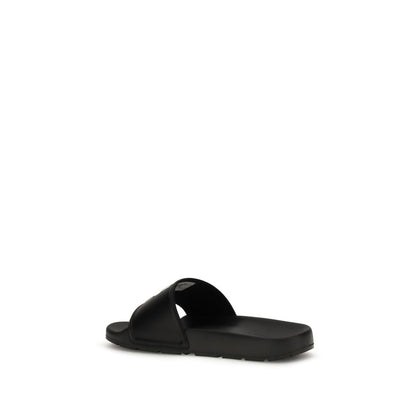 Black Polyethylene Sandals