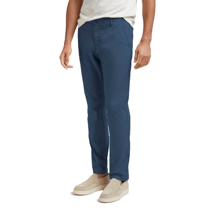 Blue Cotton Men's Trouser