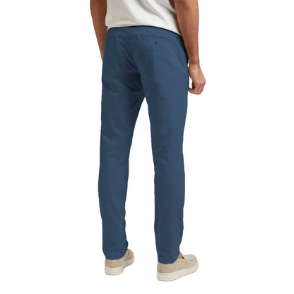 Blue Cotton Men's Trouser