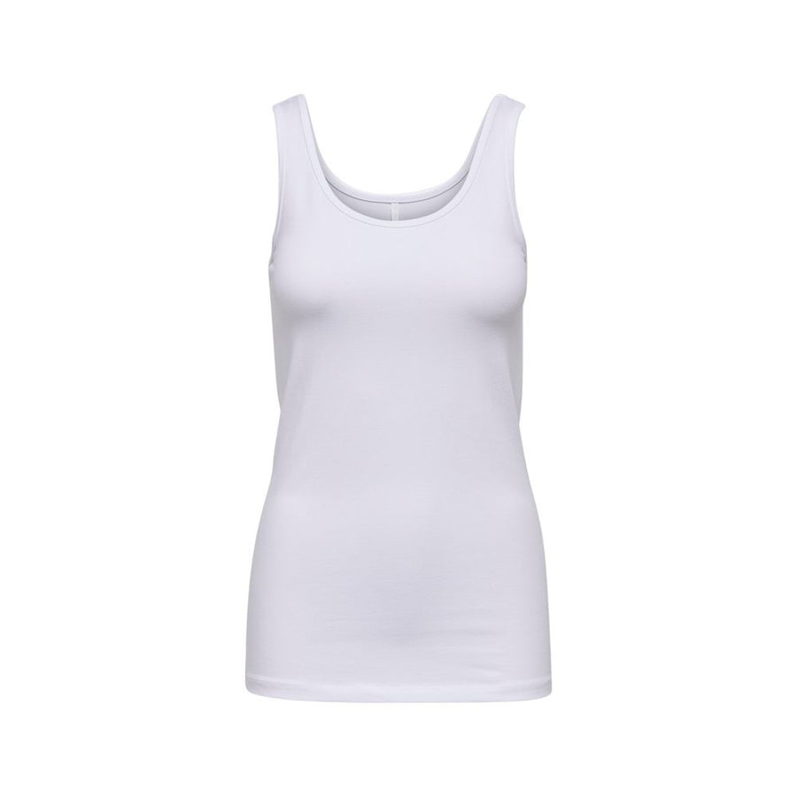 White Cotton Tank Tops