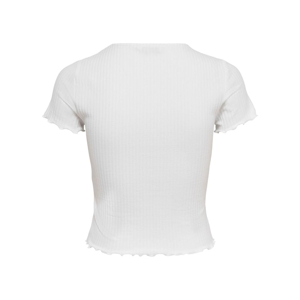 White Polyester T-Shirt