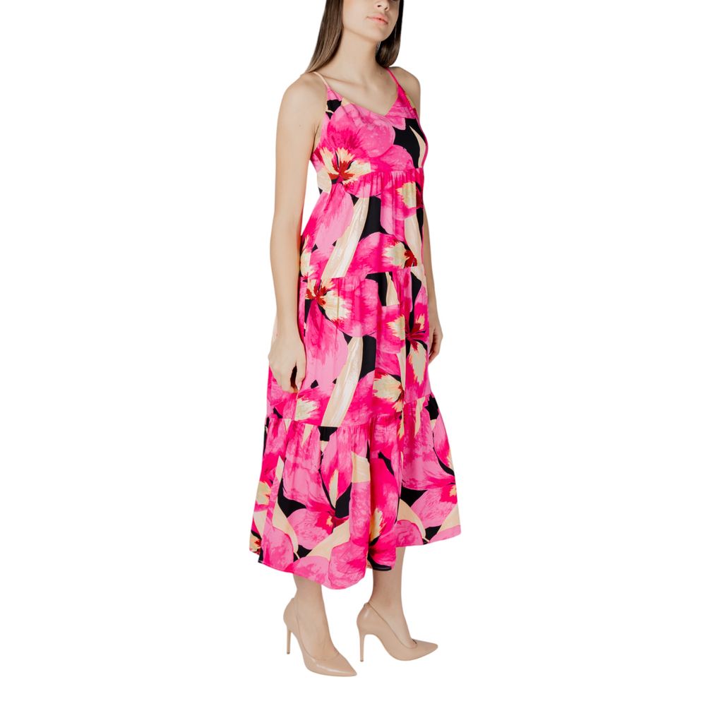 Multicolor Viscose Long Dress