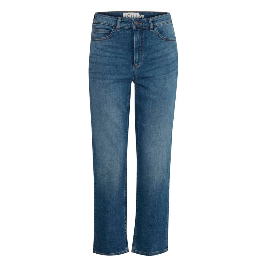 Blue Cotton Mom Jeans