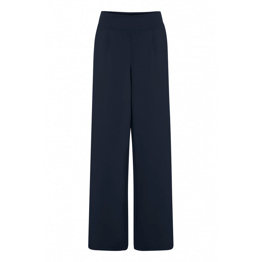 Blue Recycled Polyurethane Casual Pants