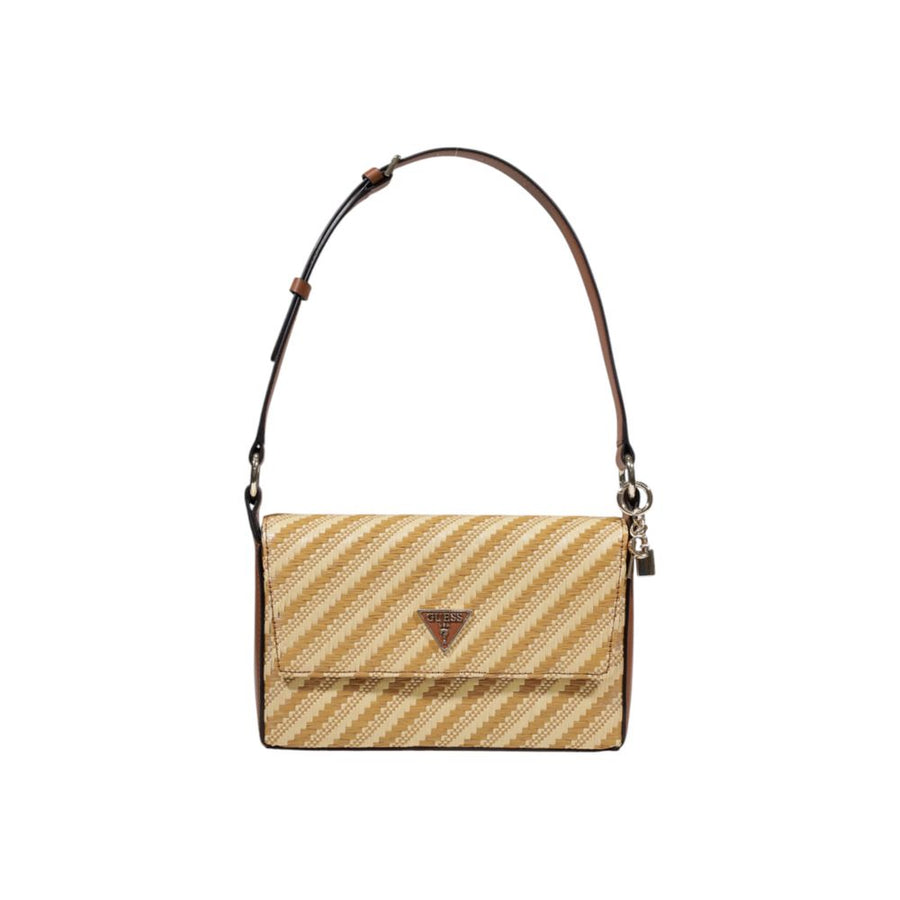 Beige Polypropylene Handbag