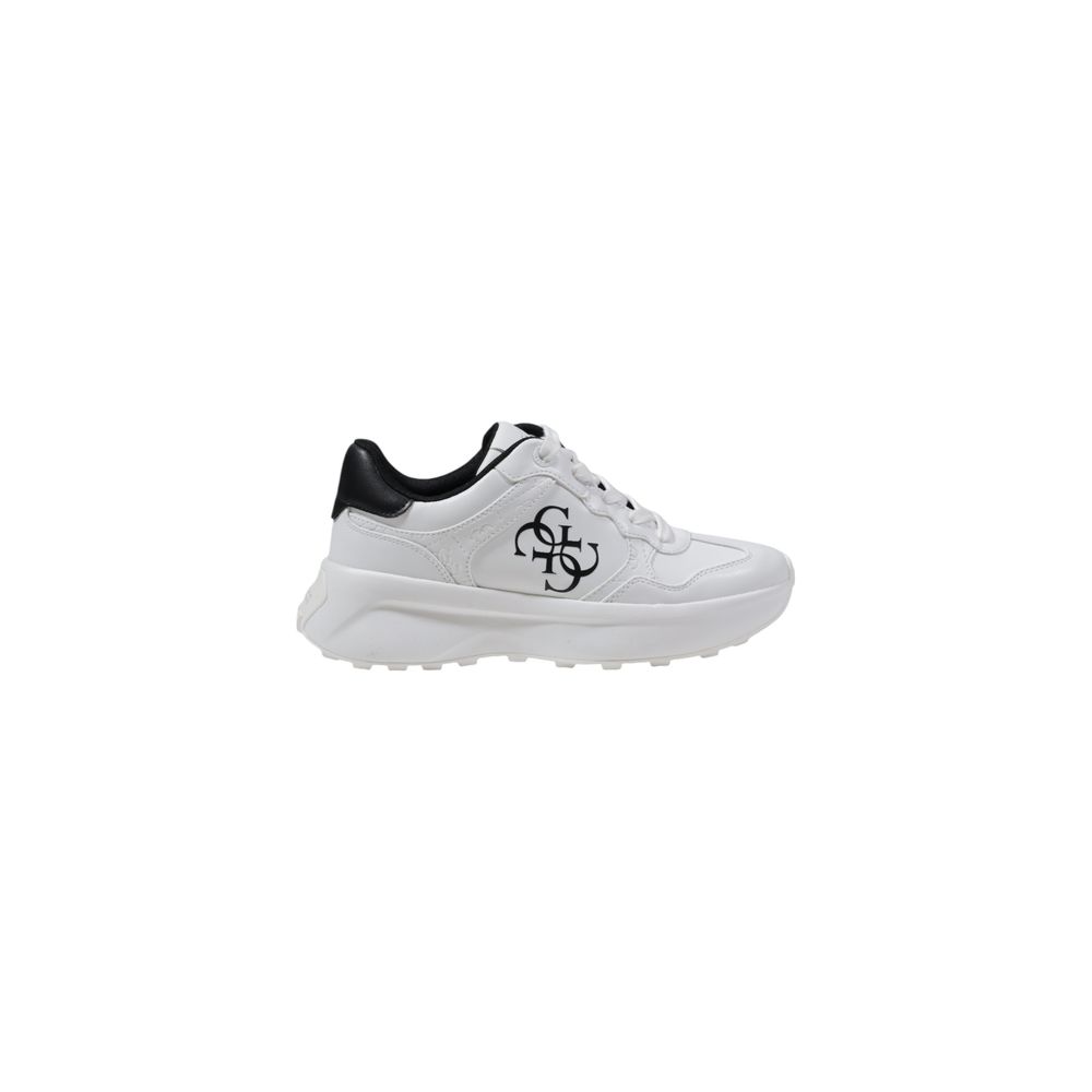 White Polyethylene Chunky Sneakers