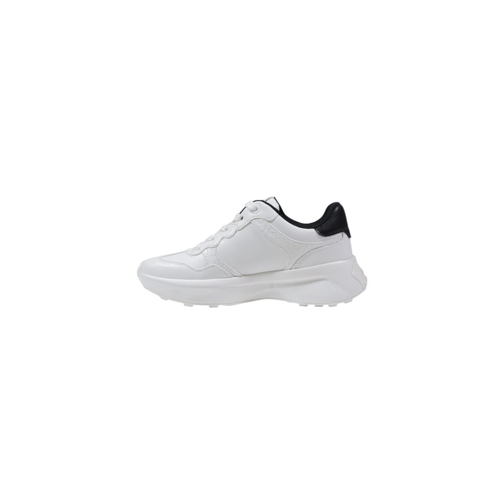 White Polyethylene Chunky Sneakers
