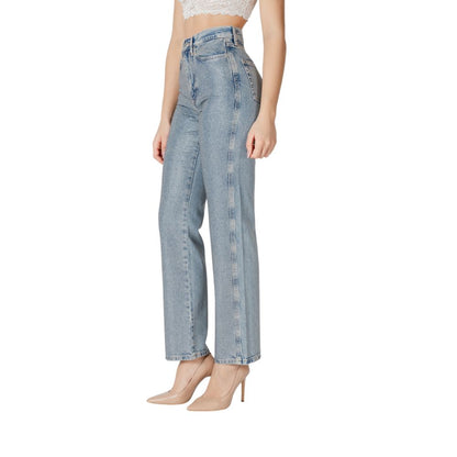 Blue Cotton Mom Jeans