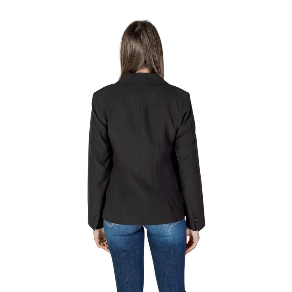 Black Recycled Polyester Blazer