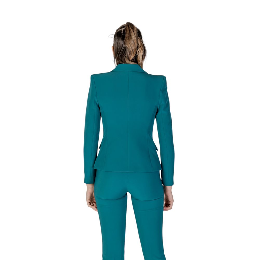 Black Polyester Blazer